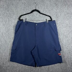 Fishworks Fishing Cargo Shorts Navy Blue Mens Size 40 #2054
